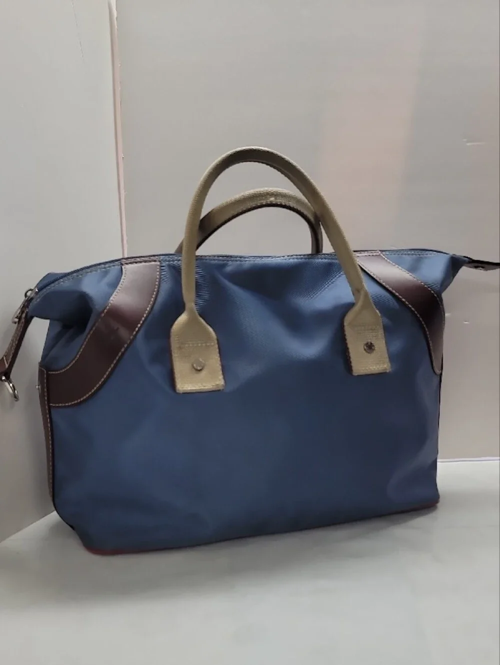 Lancel Nylon Travel Bag